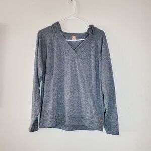 Womens Lucy Hooded Workout Top size small